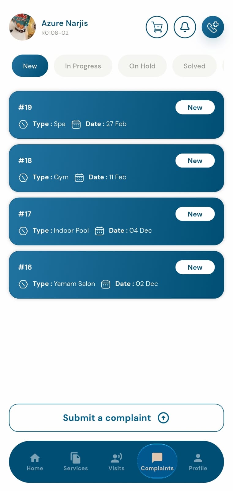 Azure Complaints Tracking